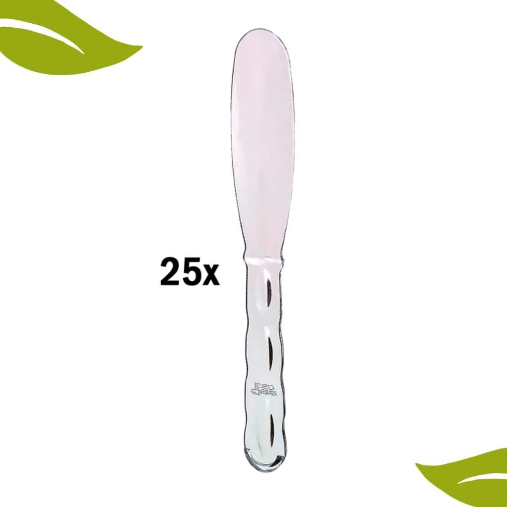Kit com 25 Espátulas Acrílicas Luxo p/ Estética Santa Clara (Tamanho G) - Oferta Top