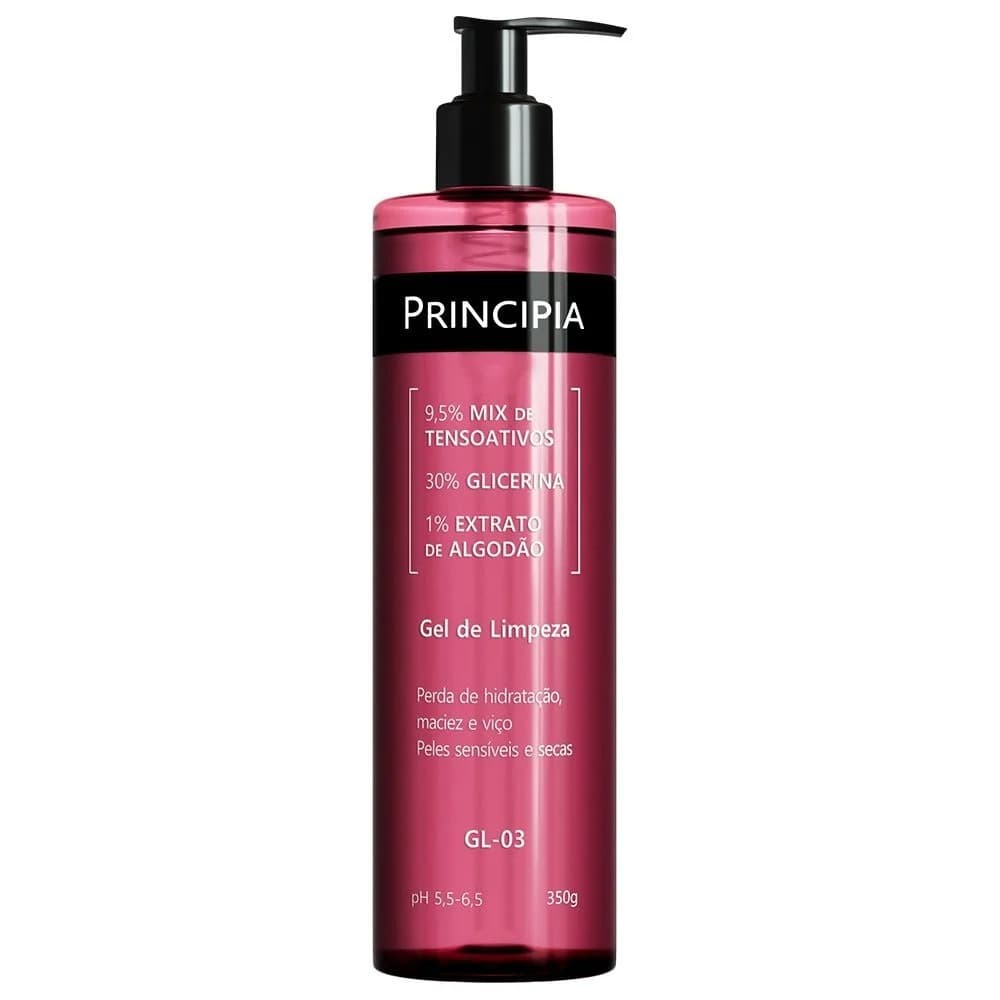 Gel de Limpeza Facial Principia GL-03 350g Limpeza Suave Original