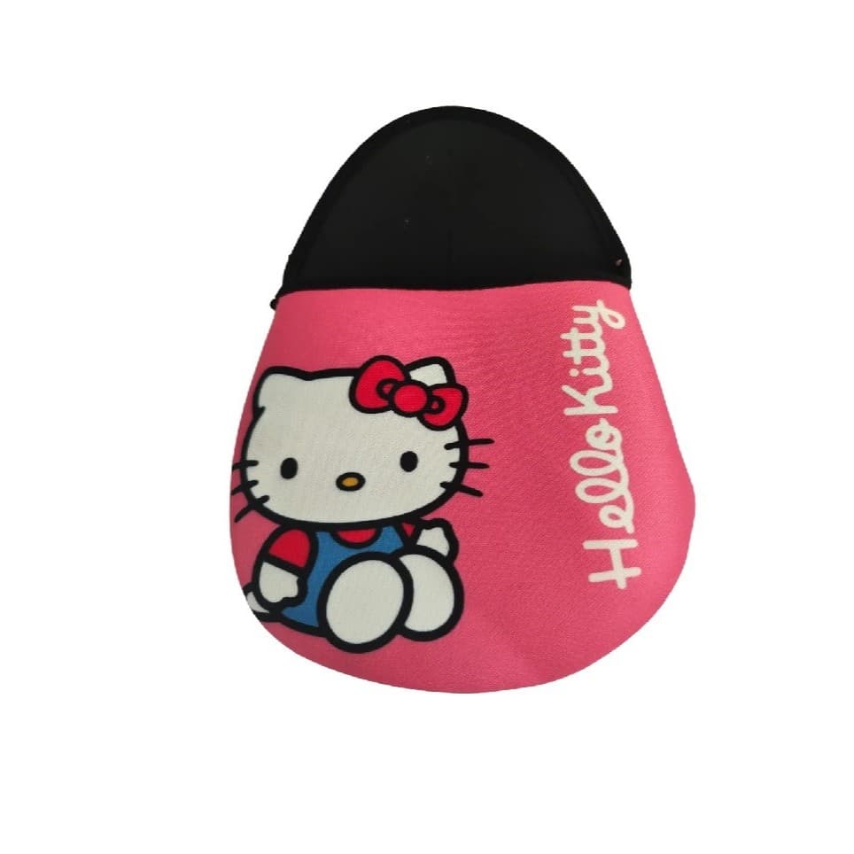 Lixeira Veicular De Cambio Hello Kitty Neoprene  Gatinha Charmosa Kawaii  Porta Treco Multifuncional