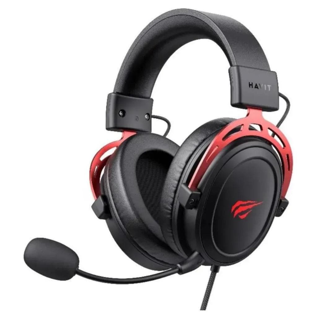 Headset Gamer Havit Gt-h756d Com Fio P2 Com Microfone Preto
