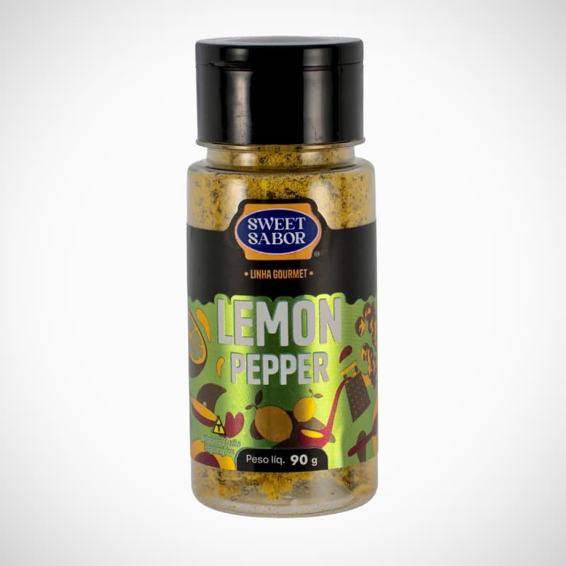 Lemon Pepper 90g Dosador Sweet Sabor - Tempero Limão e Pimenta