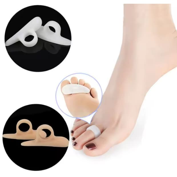 Estribos Siligel Para Dedos Em Garra Com Alça De Silicone