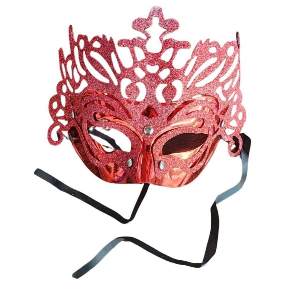 Máscara Carnaval com Pena - Branca Mascara Noiva Fantasia de Carnaval Festas Noivado