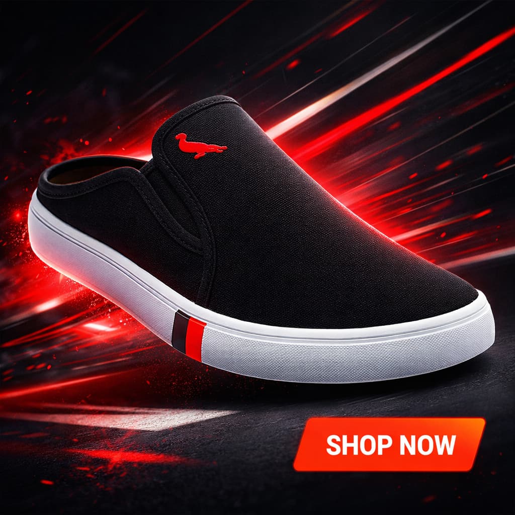 Sapato Mule Masculino Preto Confortável Casual Urbano Solado Leve e Anatômico