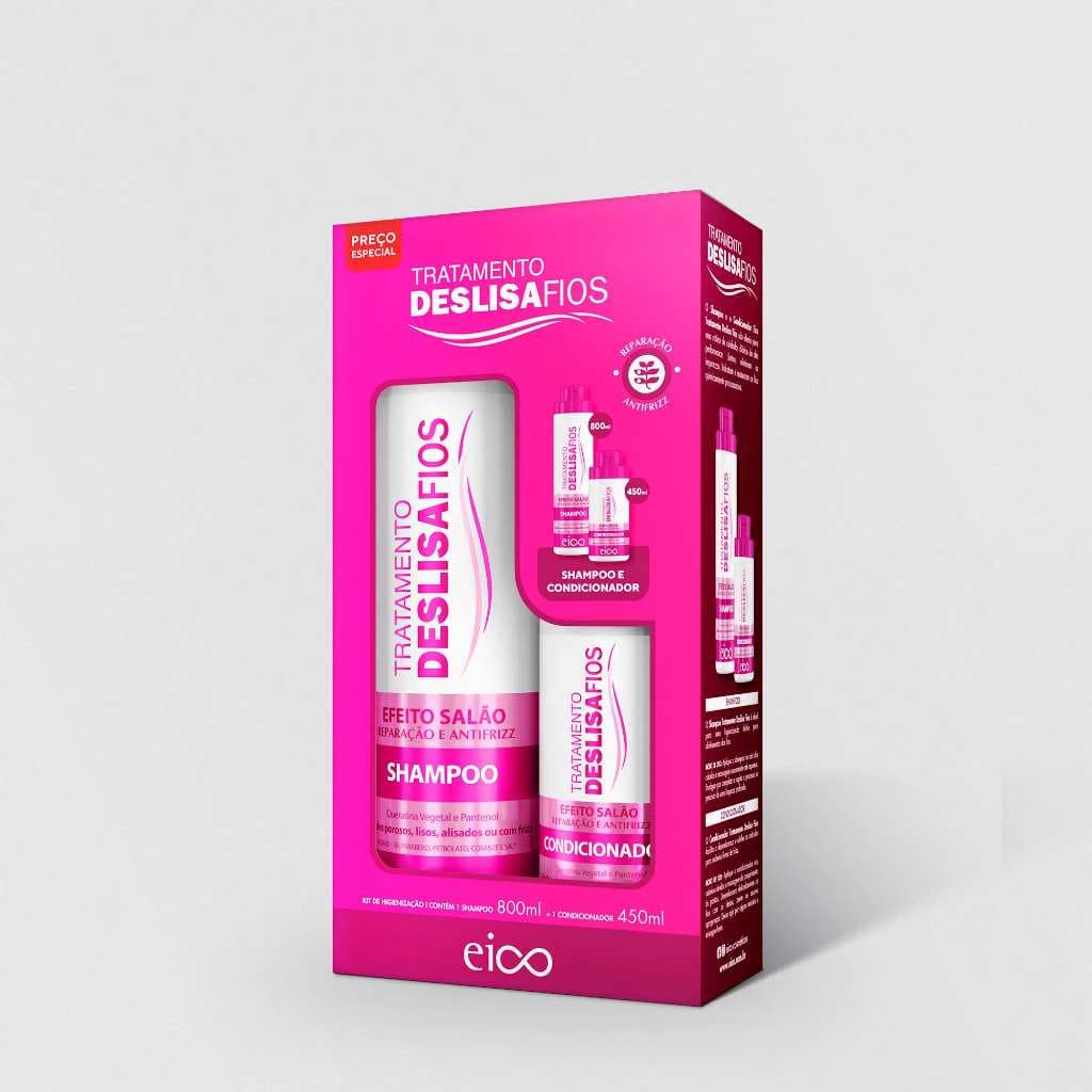 KIT EICO TRATAMENTO DESLISA FIOS