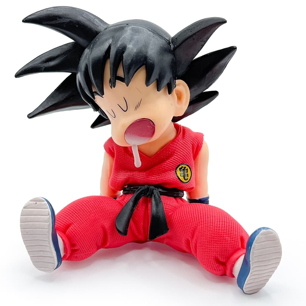 Action Figure Goku Dormindo 9cm – Dragon Ball Z – Son Goku Clássico Colecionável em PVC