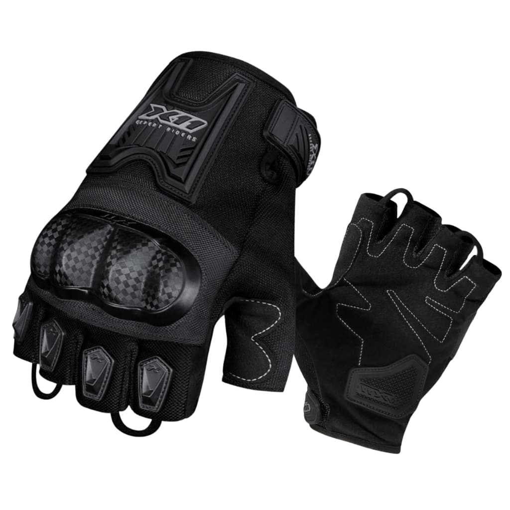 Luva Proteção Meio Dedo Original X11 Moto Motociclista Motoqueiro Masculina e Feminina
