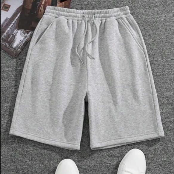 Short Moletom Masculino Academia Bermuda Esporte Fitness Casual Confortavel Treino Calção Versátil
