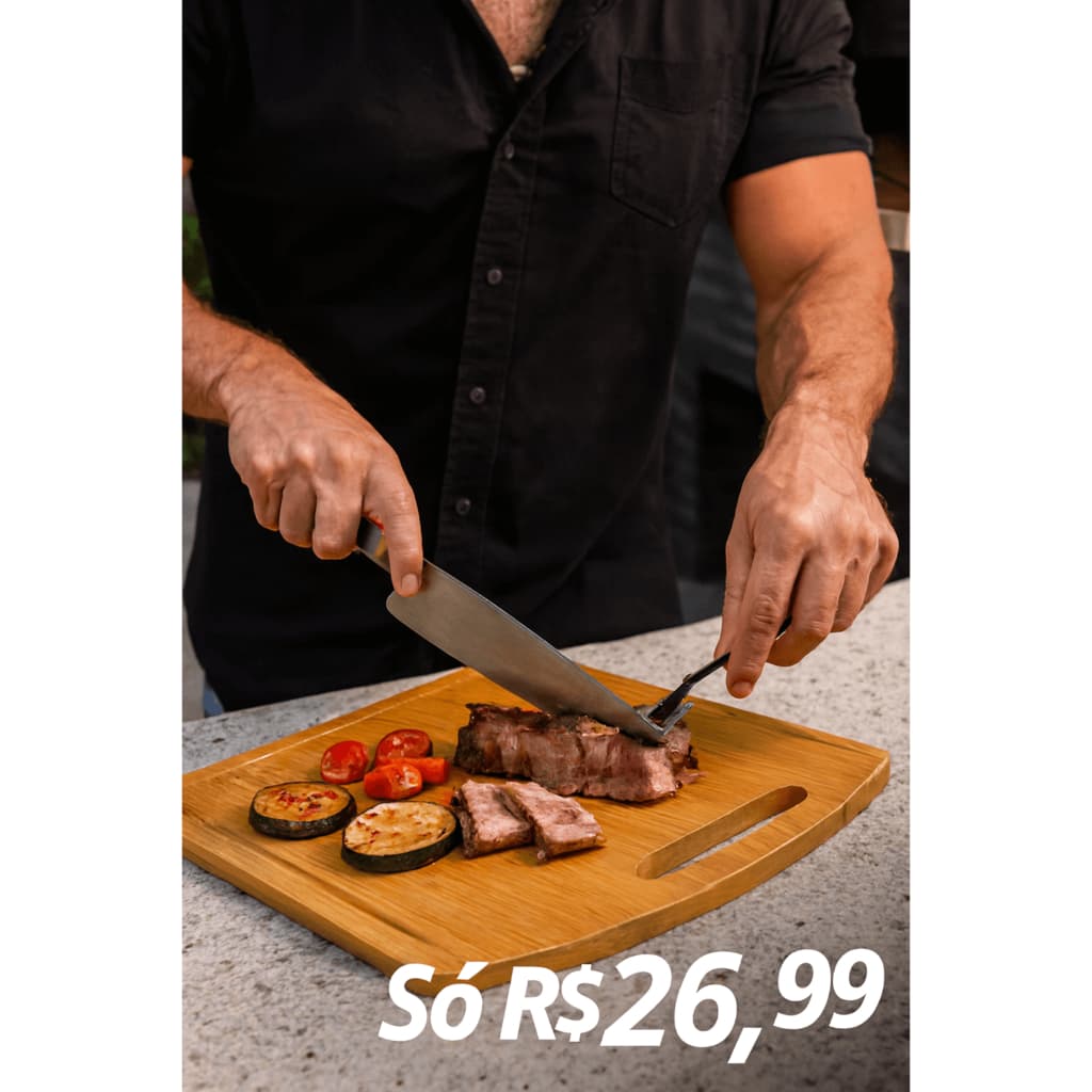 Kit 3 Tábuas de Carne para Cozinha Resistentes, Práticas e Ideais para  Carnes, Legumes e Temperos