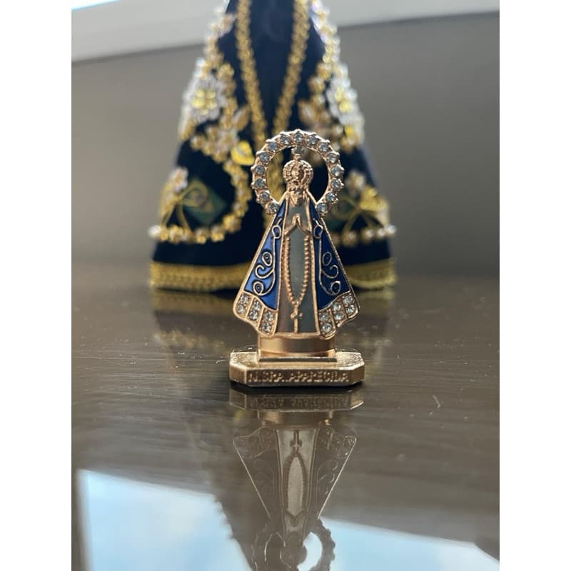 Miniatura de Nossa Senhora Aparecida para Painel de Carro