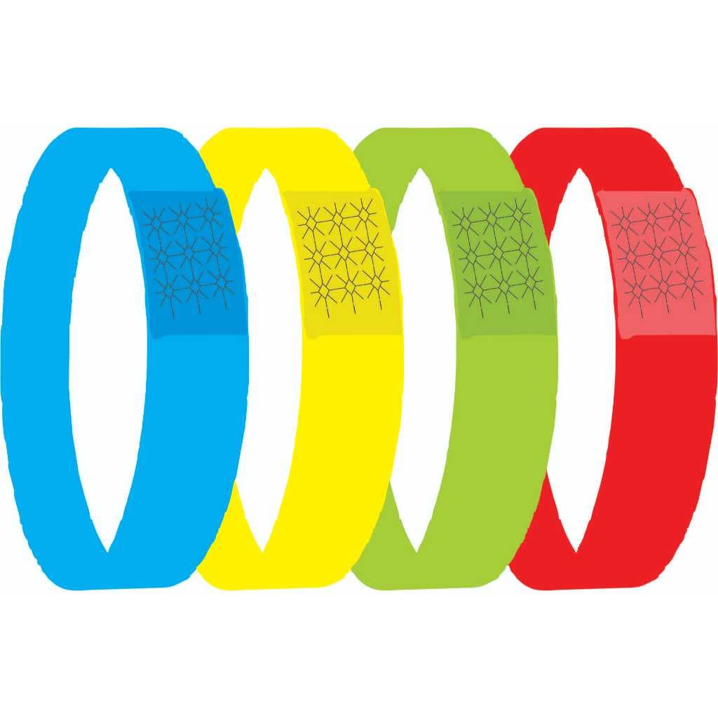 500 / 1000 Pulseiras Lisas Identificação para Festas Eventos Baladas Niver Casamento sem Impressão