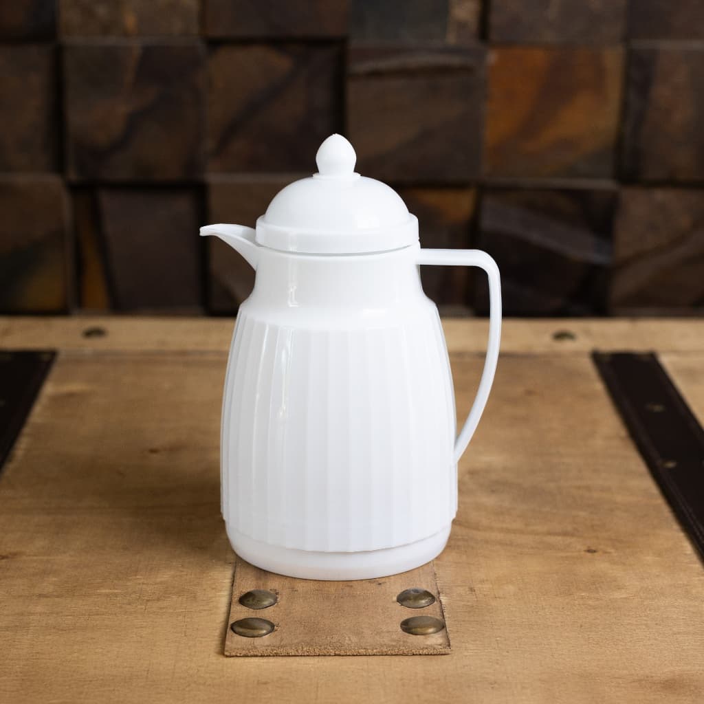 Wolff Garrafa Térmica de Plástico Essência Branca 300ml Elegância que Transforma Ambientes