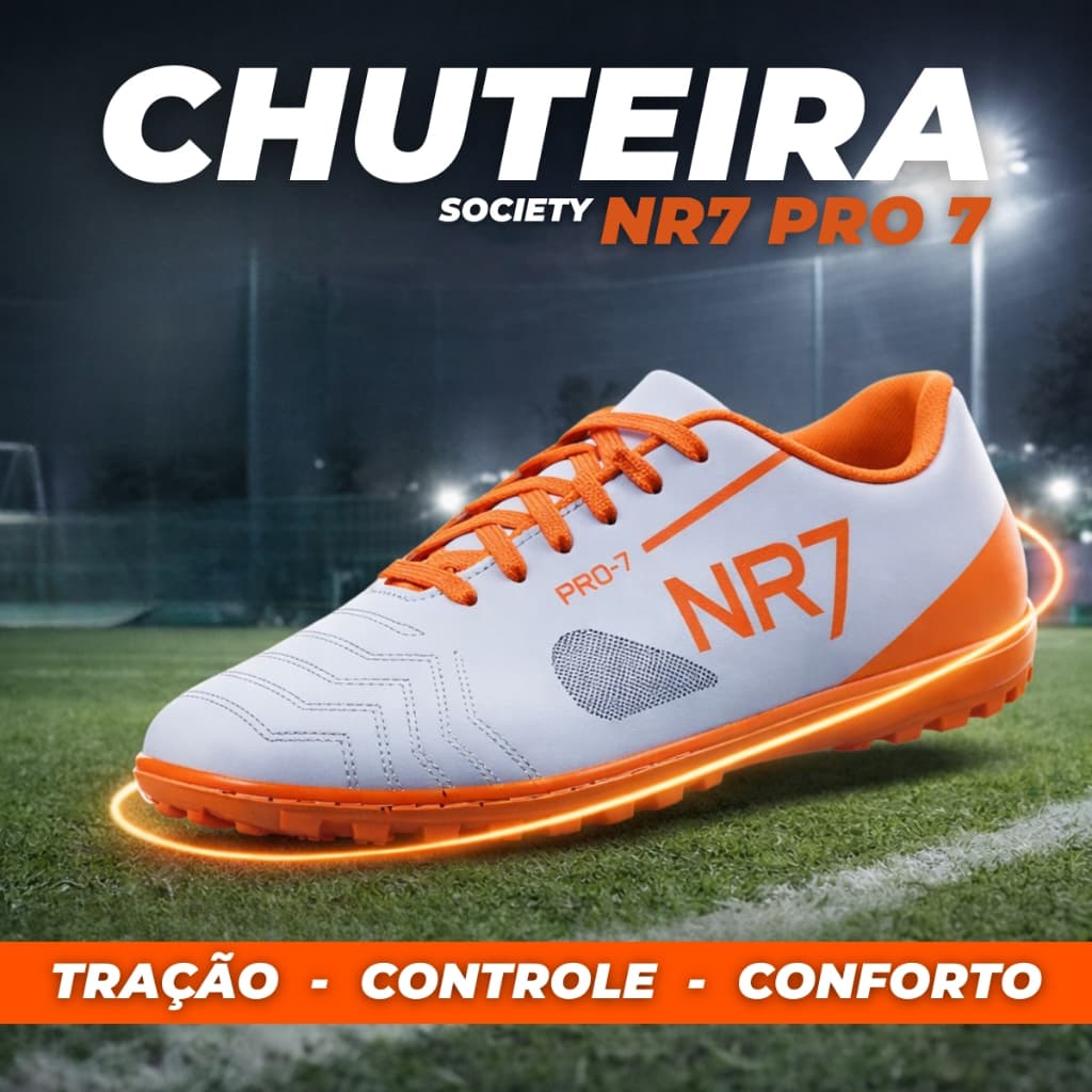 Chuteira de Campo Com Cadarco Ajustavel e Design Vibrante Para Alta Performance