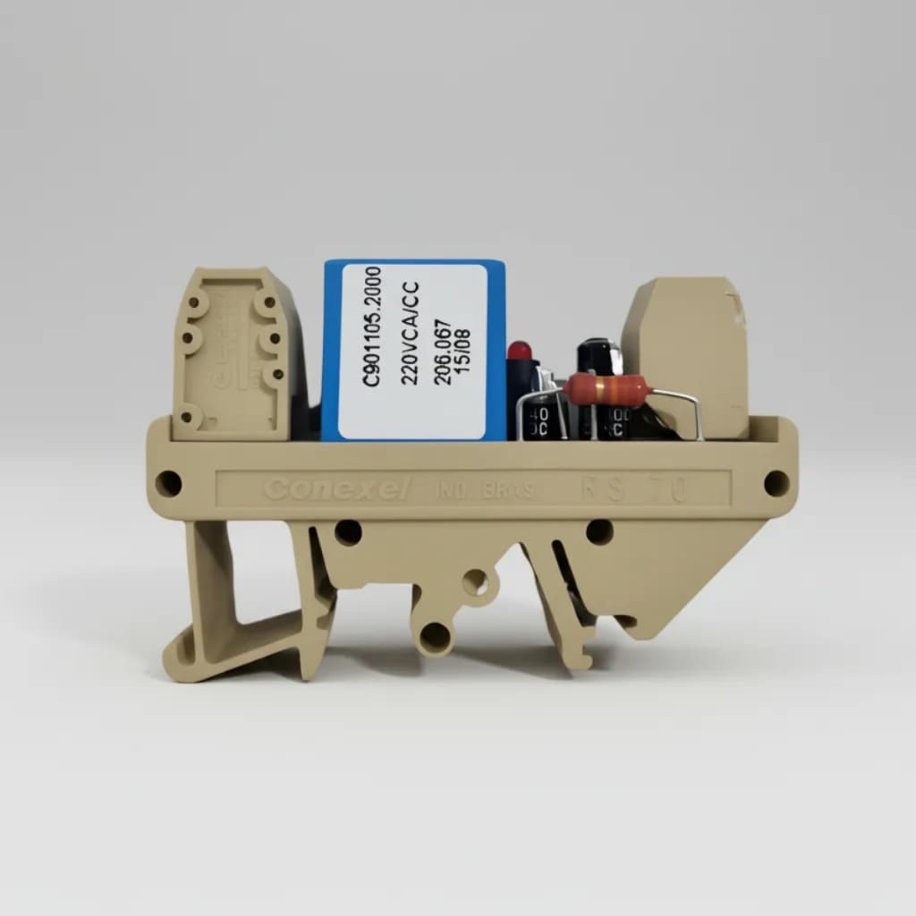 KIT COM 10 - RELE ACOPLADOR CONEXEL RS30 C901105.2000 220V / 1na/nf Para Trilho