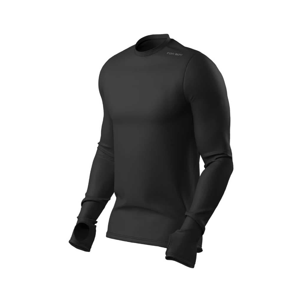 Camisa Camiseta Thermofox Segunda Pele Preta Térmica Lançamento Fox Boy