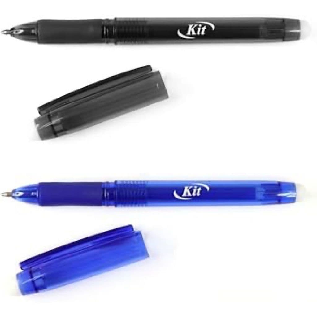 Kit Caneta em Gel Apagável Azul ou Vermelha 14cm 1 unidade