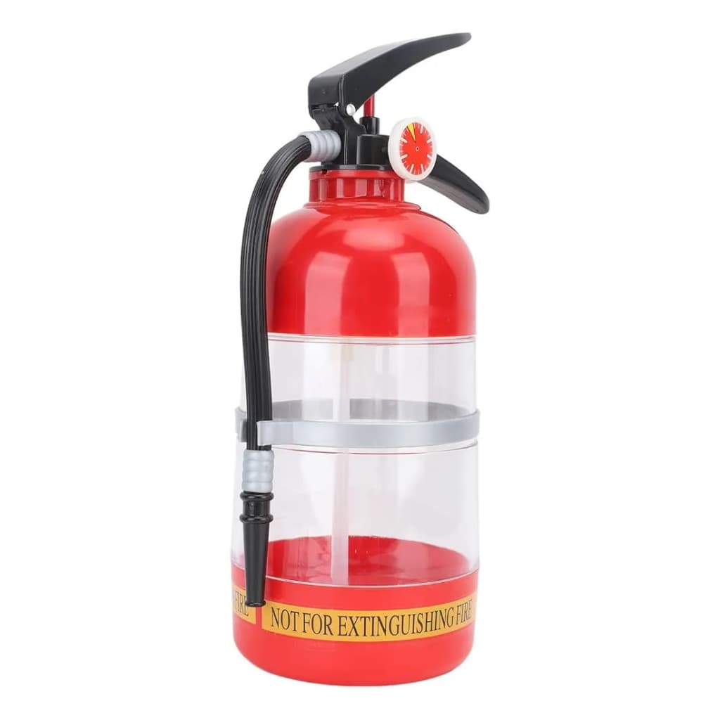 Coqueteleira Garrafa em Forma de Extintor Dispenser de Bebidas 1,5L para Festas Carnaval Decoração