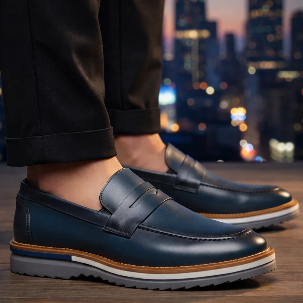 Sapato Masculino Loafer Tratorado Premium Classic Luxo Estilo Sofisticado Conforto e Qualidade