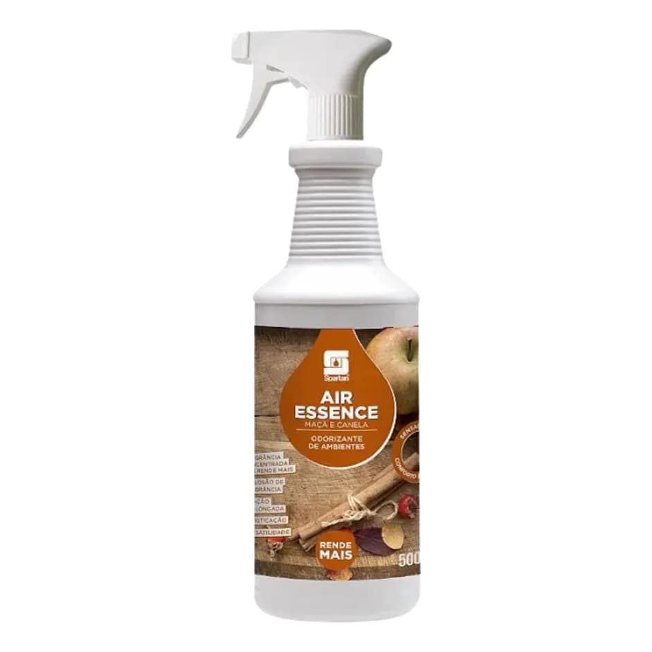 Aromatizante Spartan Air Essence Maçã e Canela spray maçã e canela 500 ml
