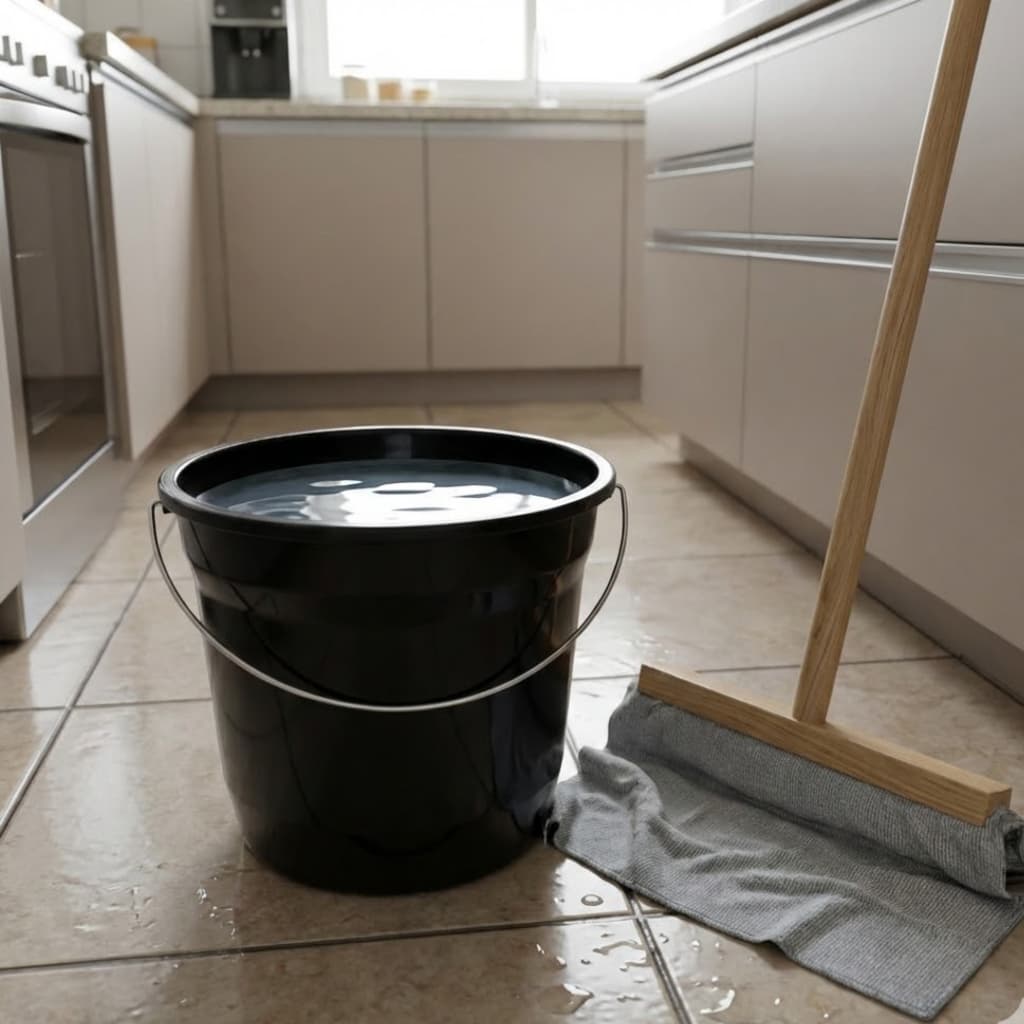 Balde Plástico 5 Litros com Alça Reforçada Kit 5 Peças Resistente, Ideal p/ Lavar Roupas, Bacia de Uso Doméstico
