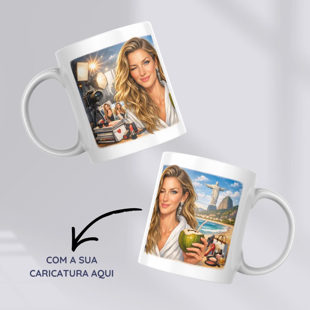 Caneca Caricatura e Profissão - Nós Criamos