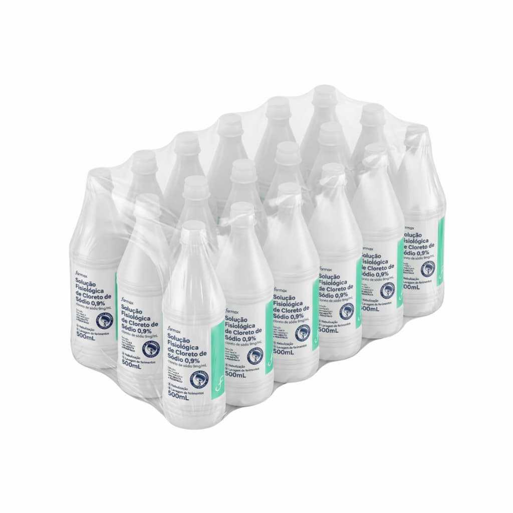 Soro Fisiologico 500ml Caixa C/24 - Farmax