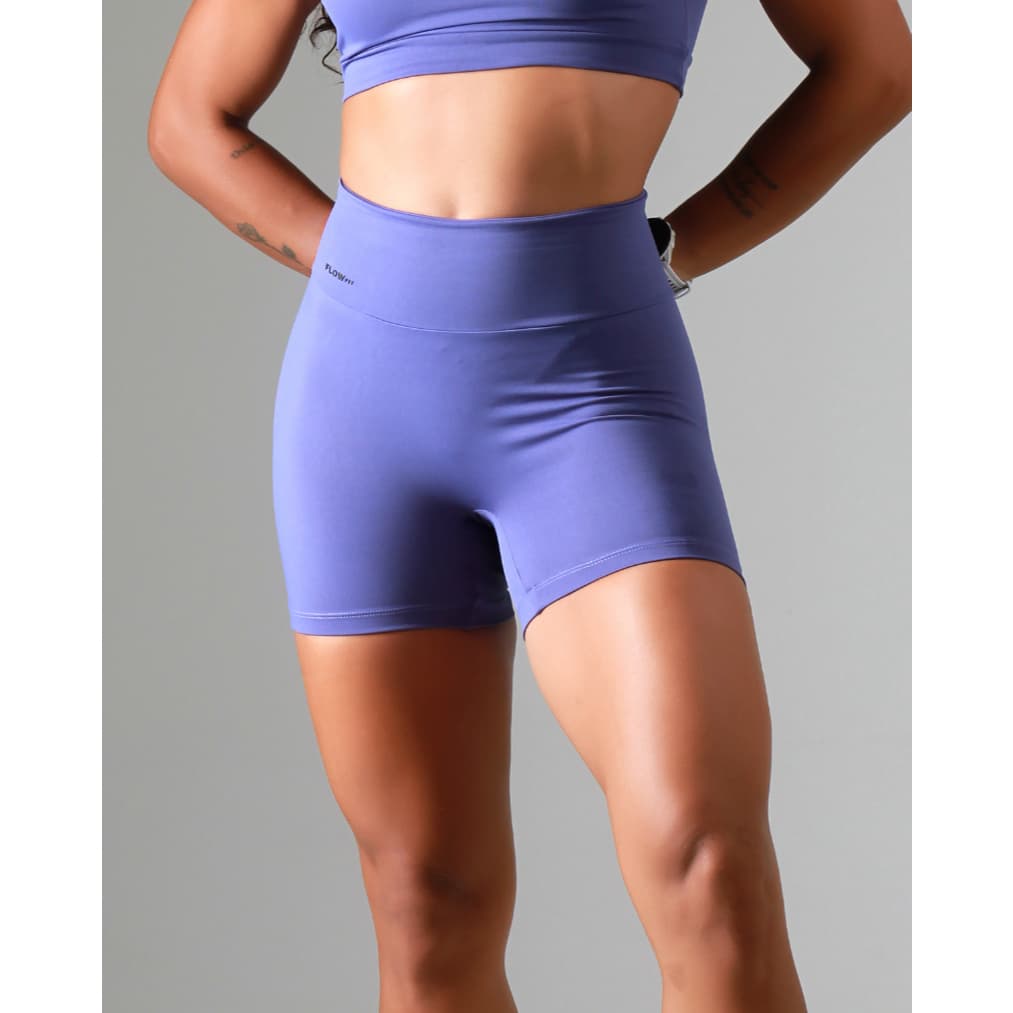 Short Feminino Fitness Cós Alto Modelagem Justa, Confortável e com Cintura Alta