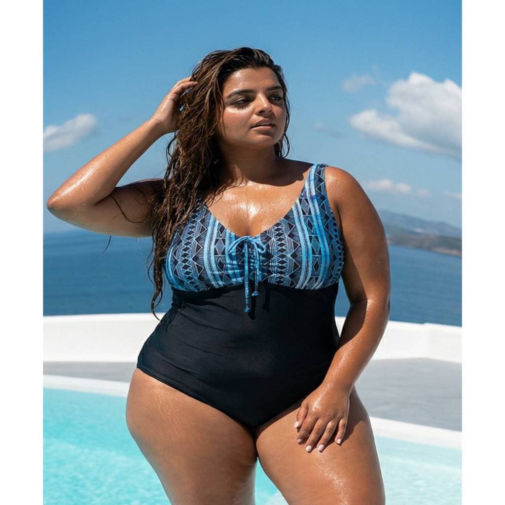 MAIO praia big plus mulheres de 80 a 180 kilos do tamanho 46 ao 68 busto franzido bojo removivel