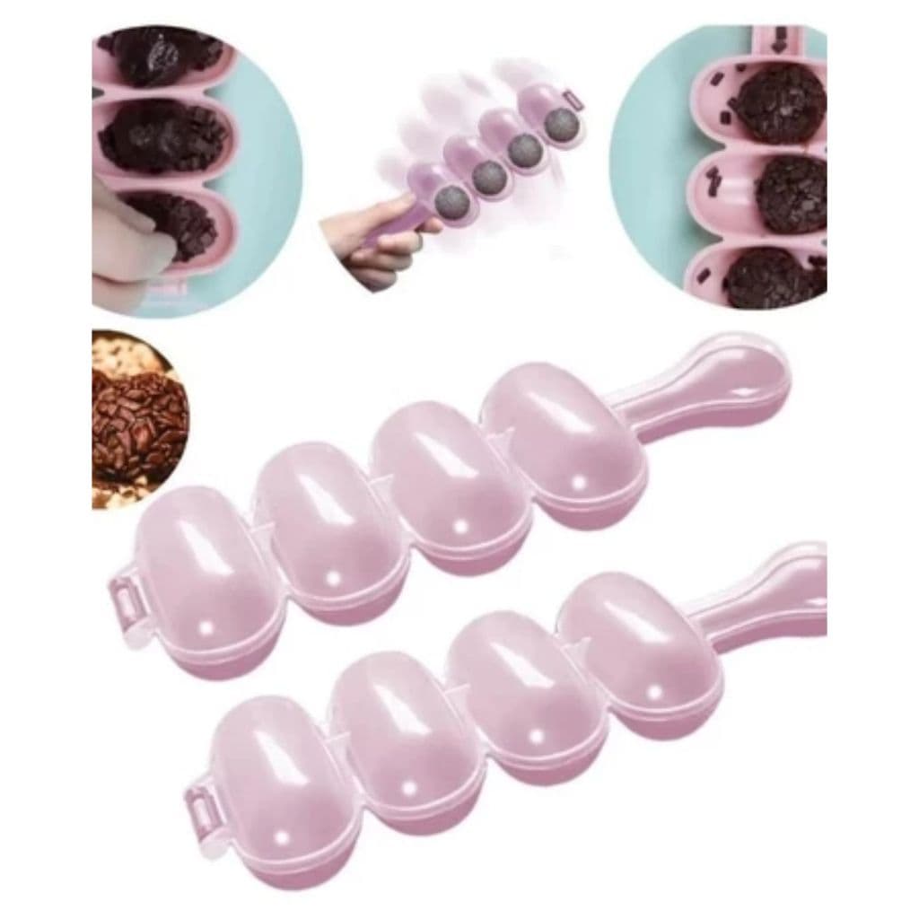 Kit 2 Boleadores de Doce para Confeitaria Modelador de Brigadeiro e Fondant Utensílio de Confeiteiro