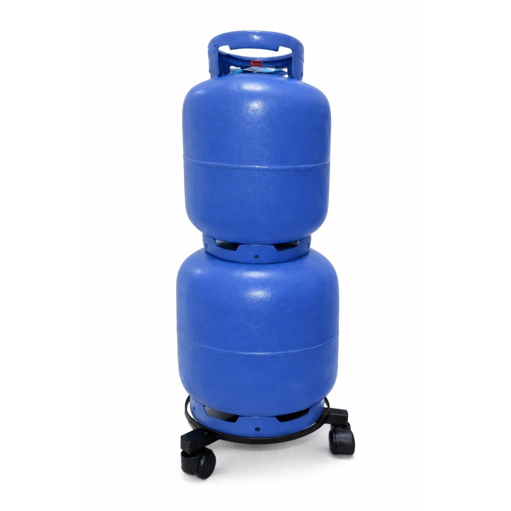 Suporte Para Botijão em Metalon Bujão Butijão De Gás suporta 80kg Vasos Galão de água vaso de plantas com rodinhas