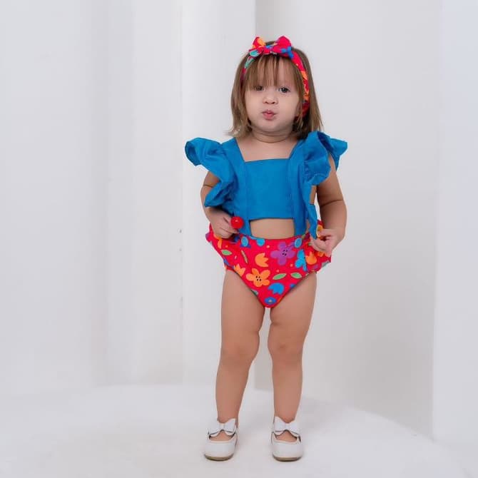 Macacão Bebê Menina Mesversario | 06 Meses 08 Meses e 1 Ano