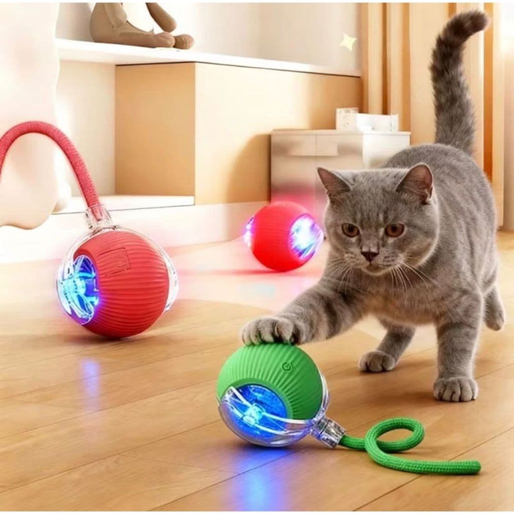 Brinquedo Automático para Gatos com Cauda Falsa Realista