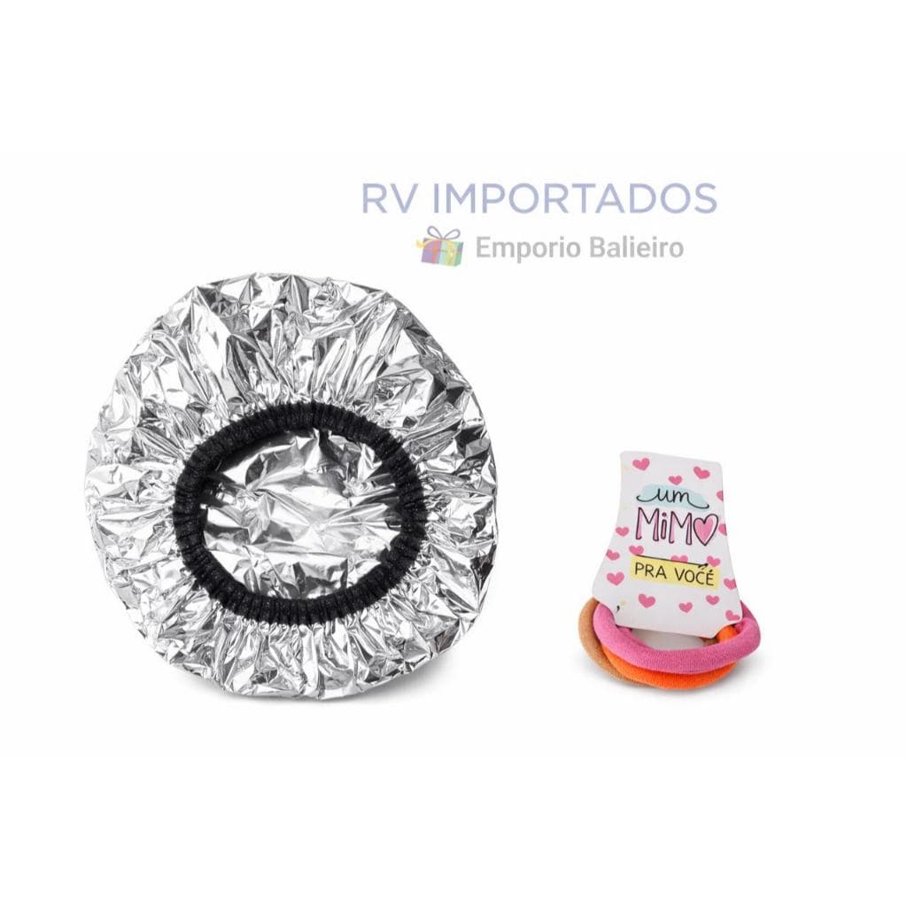 Touca Metalizada Térmica Para Tratamento Cabelo Hidratação + 1 Mimo