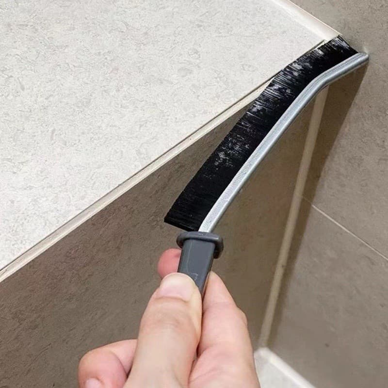 Escova de Limpeza Fina para Trilhos, Janelas e Cantos difíceis
