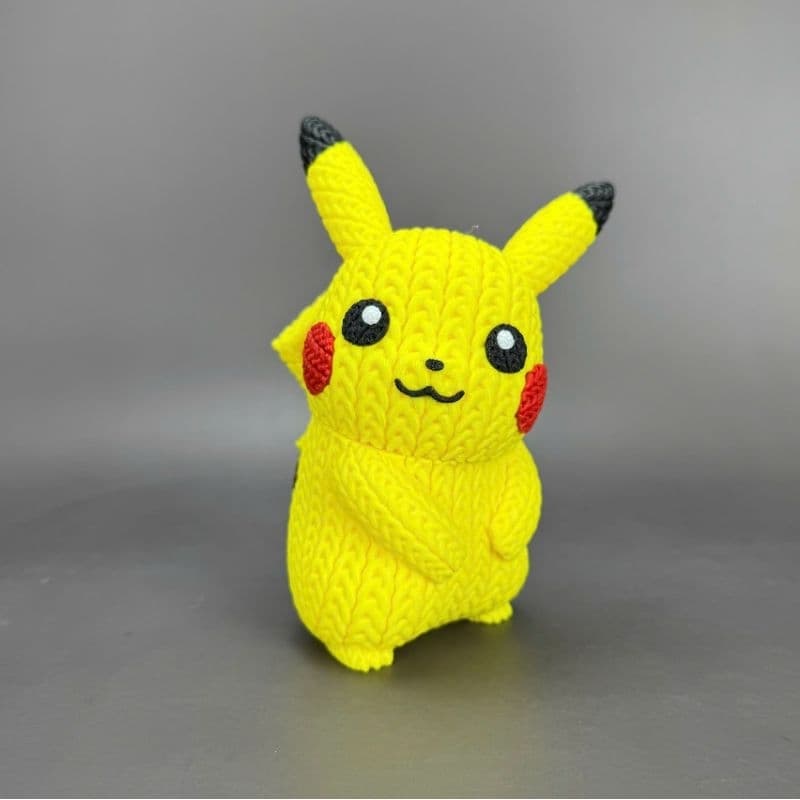Boneco Pikachu Decorativo em Plástico Miniatura Pokémon Estilo Cartoon para Decoração e Coleção