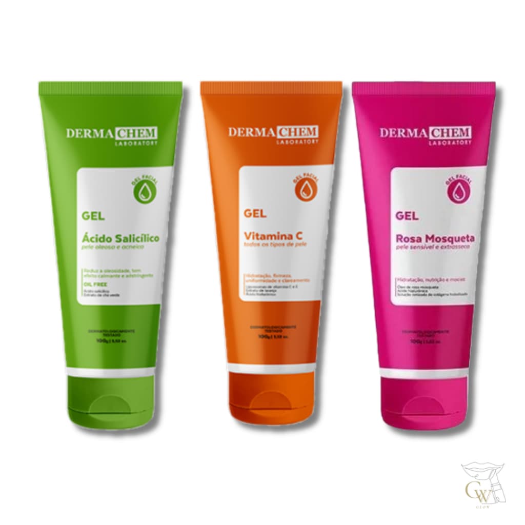 Dermachem Skincare Gel facial- Vitamina C e Ácido Salicílico