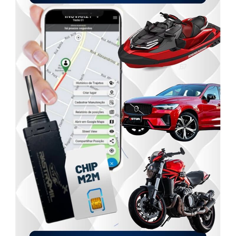 GPS rastreador veicular GSM GPRS bloqueador monitora alarme