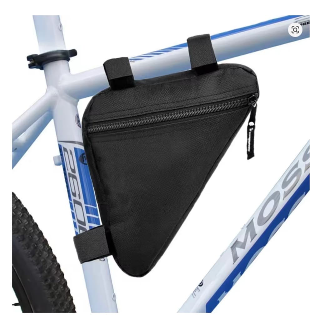 Bolsa Triangular Porta Objetos para Quadro Bicicleta