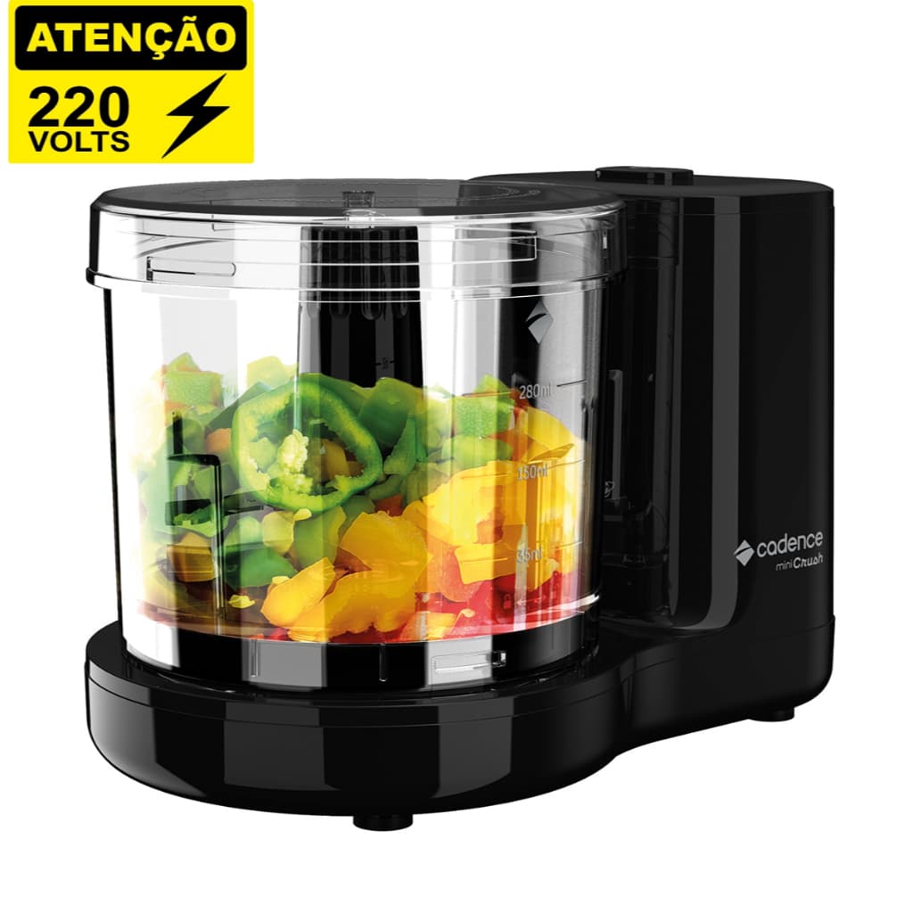 Mini Processador Cadence Crush Mpr530 70w Jarra 280ml - 220v