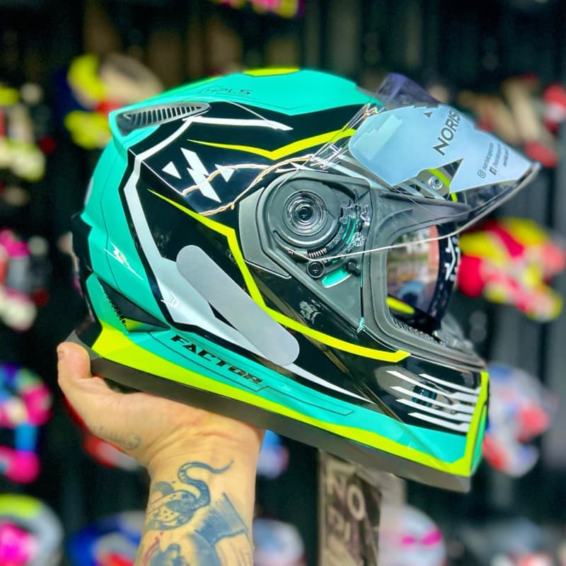 CAPACETE NORISK SOUL FACTOR - GREEN