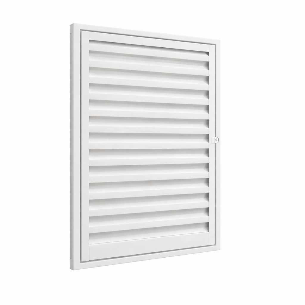 Alçapão Portinhola Ventilado Telhado Laje Porta Gás Aço Branco Preto Aço 60 70 80