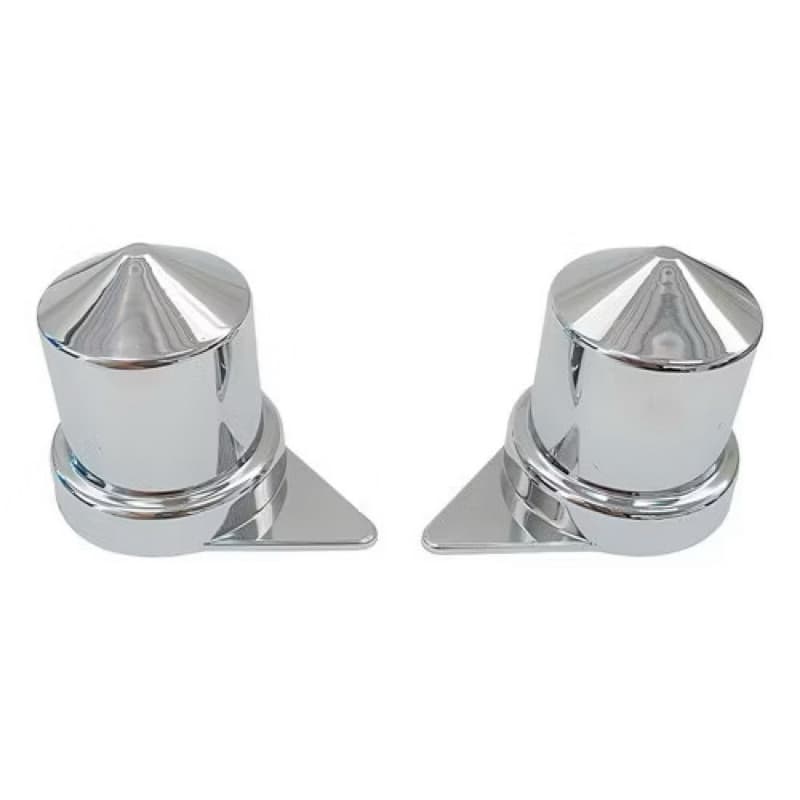 Kit Capa de Porca Cromada Roda 33mm - Modelo Brasileira para Caminhão