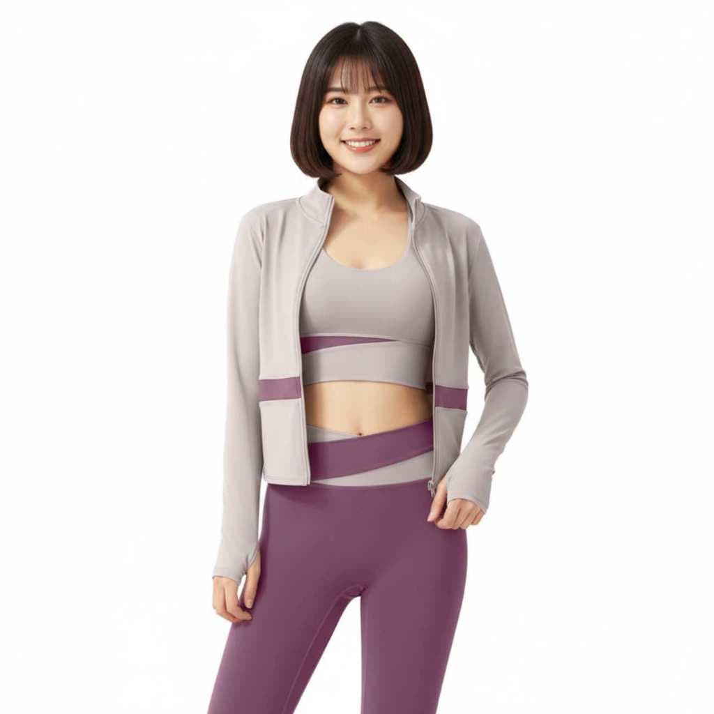 CONJUNTO FITNESS YOGA PREMIUM M30 – 3 PEÇAS