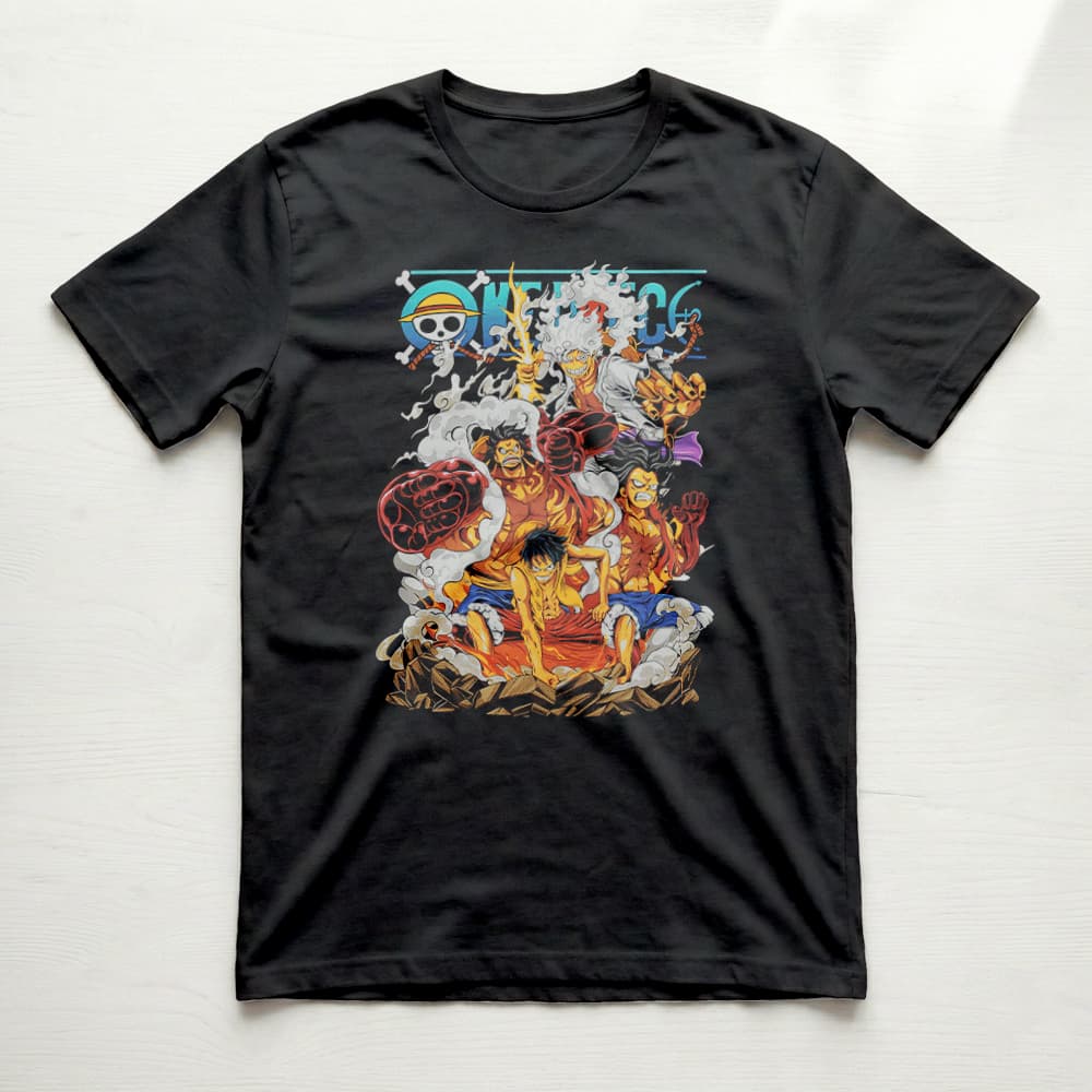 Camiseta Anime One Piece Qualidade Premium Estampa Pirata Aventura Mangá Japonês Otaku Unissex