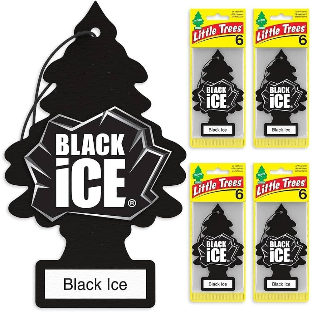 Kit 4 BlackIce Little Trees - Aroma importado!
