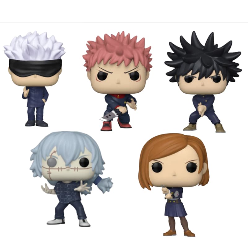 Boneco Colecionável Jujutsu Kaisen COM CAIXA Personalizada