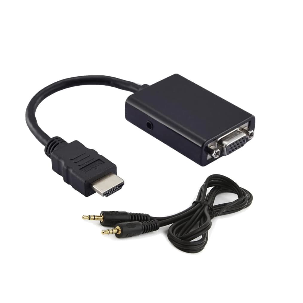 Cabo Adaptador HDMI Macho para VGA Fêmea + P2 MTV-712