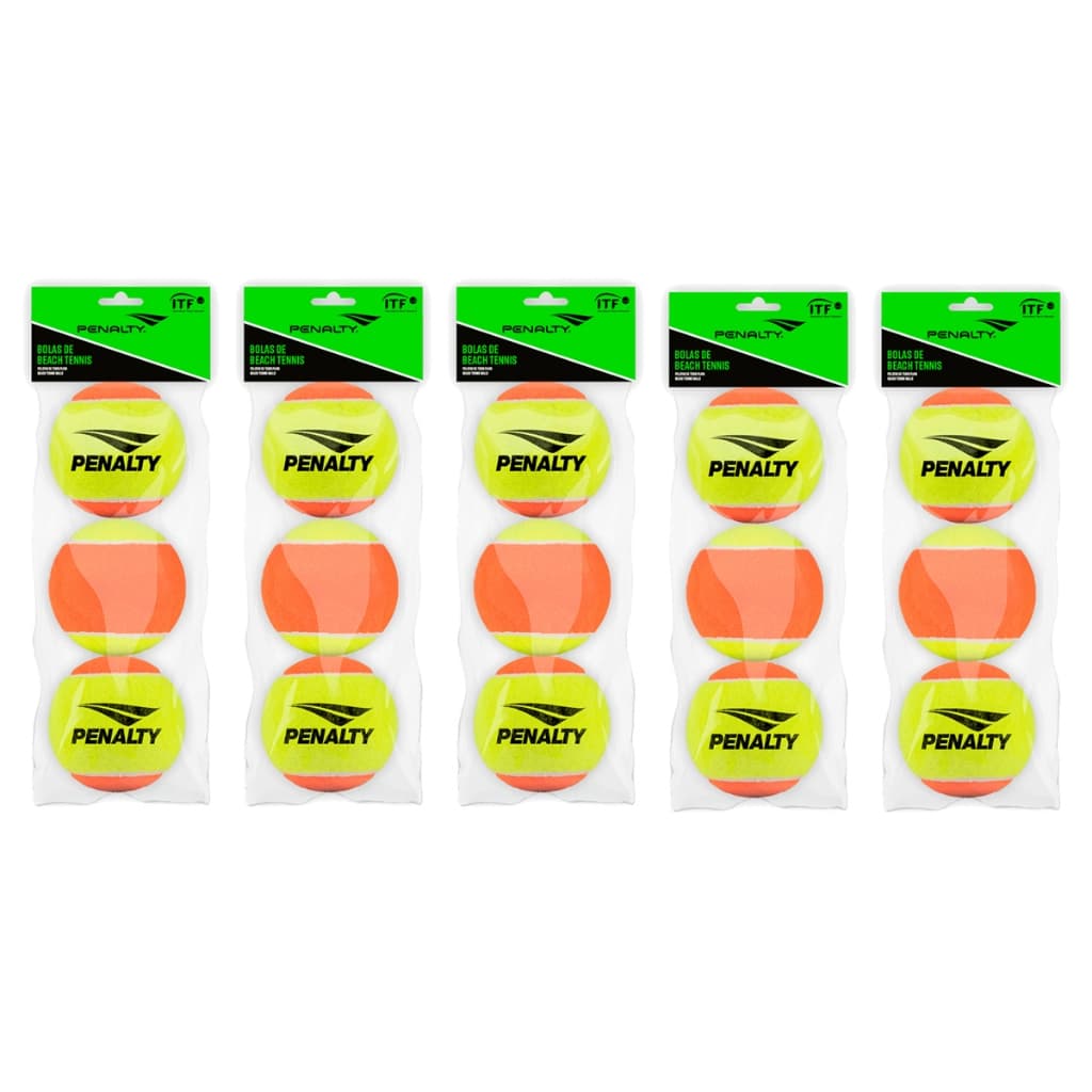 Kit 15 Bolinhas Beach Tennis Penalty