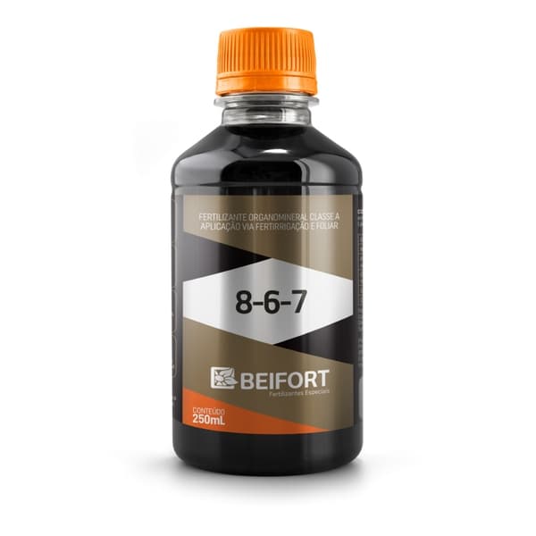 Adubo Fertilizante Organomineral Orgânico Vigore NPK 8-6-7 Beifort 250ml