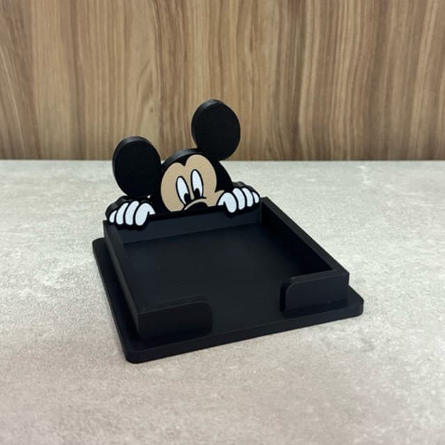 Porta Post-it Mickey ou Minnie + 4 moldes